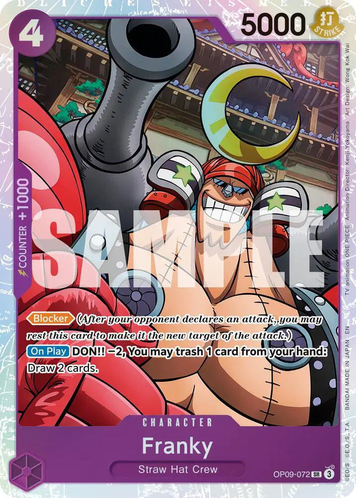 Franky - OP09-072 (Reprint) - OP09-072 - Premium Booster -The Best- Vol. 2