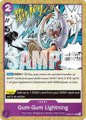 Gum-Gum Lightning (Reprint) - OP09-077 - Premium Booster -The Best- Vol. 2