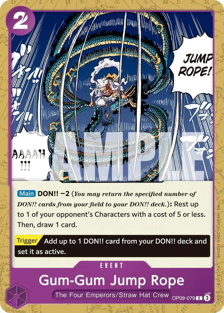 Gum-Gum Jump Rope (Reprint) - OP09-079 - Premium Booster -The Best- Vol. 2