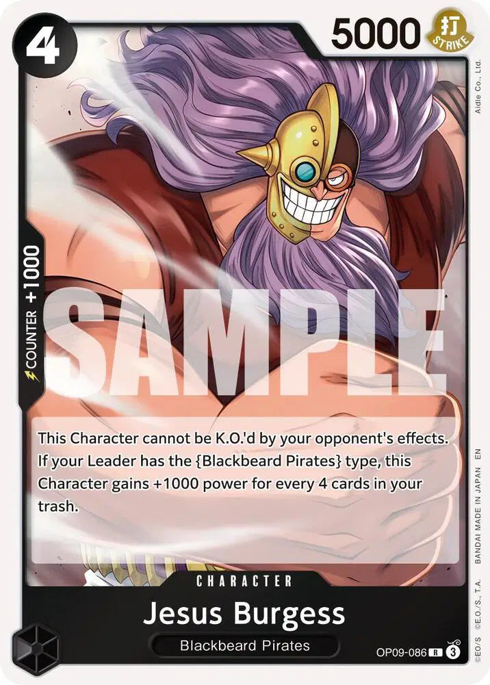 Jesus Burgess (Reprint) - OP09-086 - Premium Booster -The Best- Vol. 2