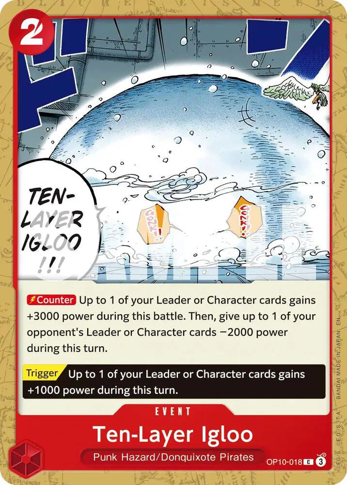 Ten-Layer Igloo (Reprint) - OP10-018 - Premium Booster -The Best- Vol. 2