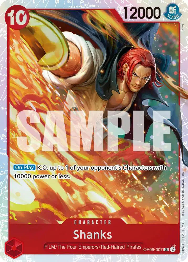 Shanks (Reprint) - OP06-007 - Premium Booster -The Best- Vol. 2