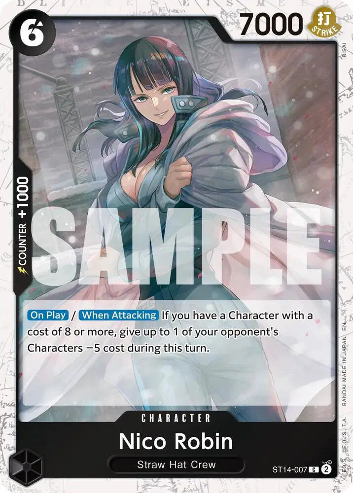 Nico Robin - ST14-007 (Pirate Foil) - ST14-007 - Premium Booster -The Best- Vol. 2
