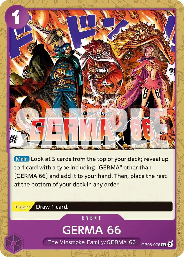 GERMA 66 (Reprint) - OP06-078 - Premium Booster -The Best- Vol. 2