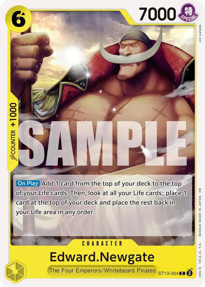 Edward.Newgate - ST13-004 (Reprint) - ST13-004 - Premium Booster -The Best- Vol. 2