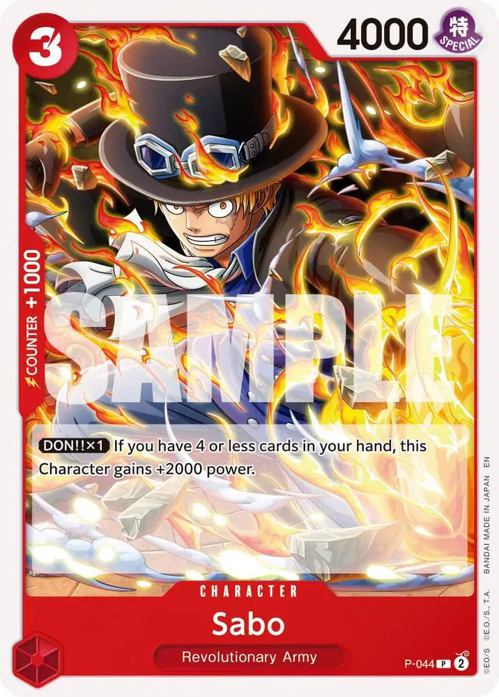 Sabo - P-044 (Reprint) - P-044 - Premium Booster -The Best- Vol. 2