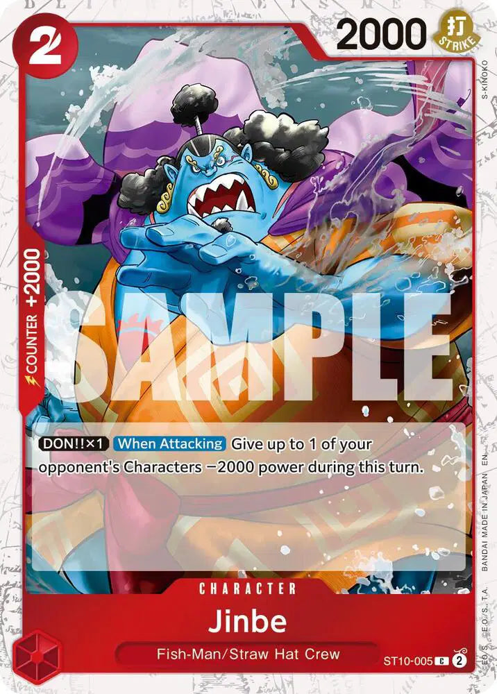 Jinbe - ST10-005 (Pirate Foil) - ST10-005 - Premium Booster -The Best- Vol. 2