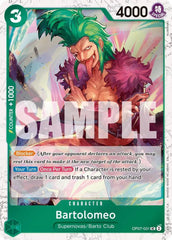 Bartolomeo (Pirate Foil) - OP07-031 - Premium Booster -The Best- Vol. 2