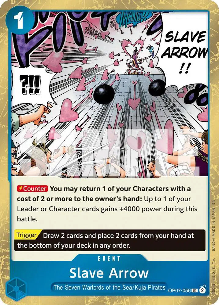 Slave Arrow (Pirate Foil) - OP07-056 - Premium Booster -The Best- Vol. 2
