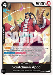 Scratchmen Apoo - OP08-087 (Reprint) - OP08-087 - Premium Booster -The Best- Vol. 2