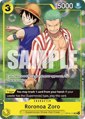 Roronoa Zoro (Learn Together Deck Set - Set Sail Event) - OP10-113 - One Piece Promotion Cards