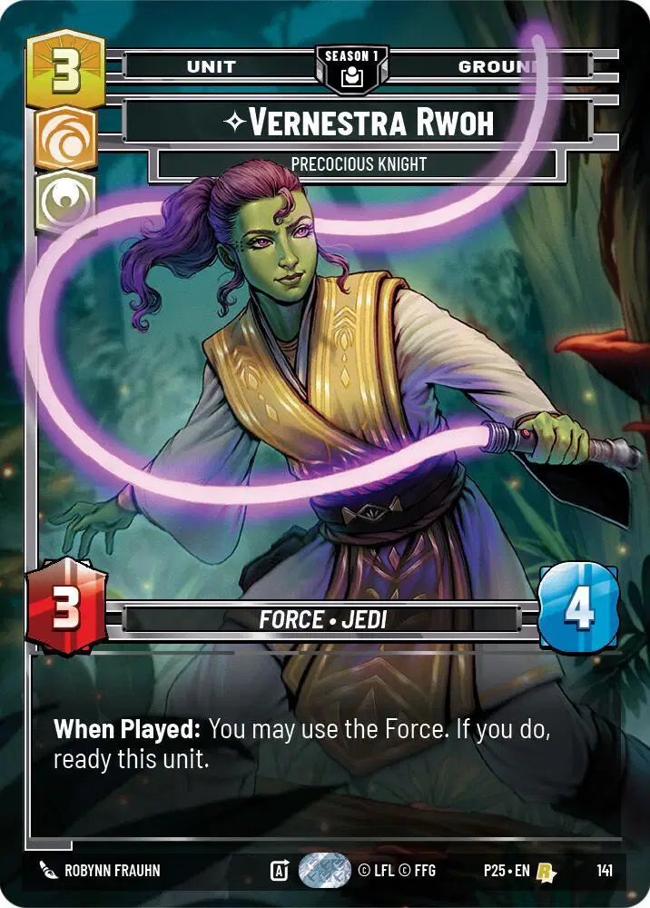 Vernestra Rwoh - Precocious Knight (141) - 141 - Sector and Regional Promos: Season 1