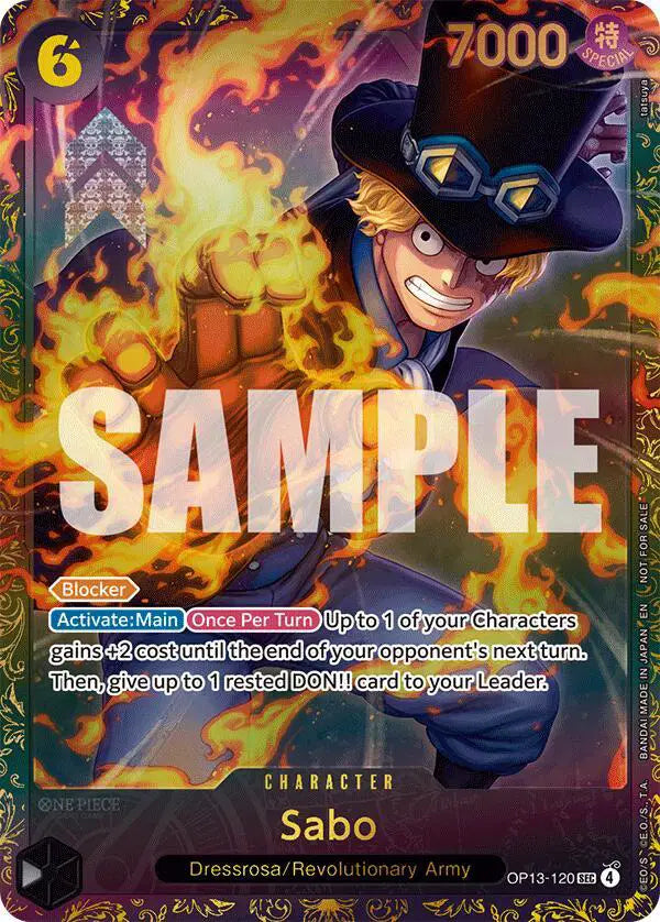 Sabo (Store Treasure Cup 2025) - OP13-120 - One Piece Promotion Cards
