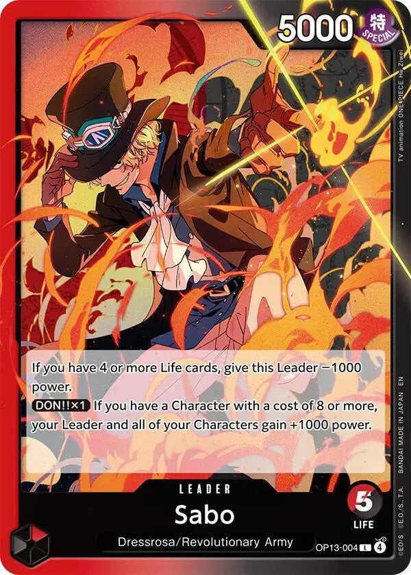 Sabo (004) - OP13-004 - Carrying On His Will