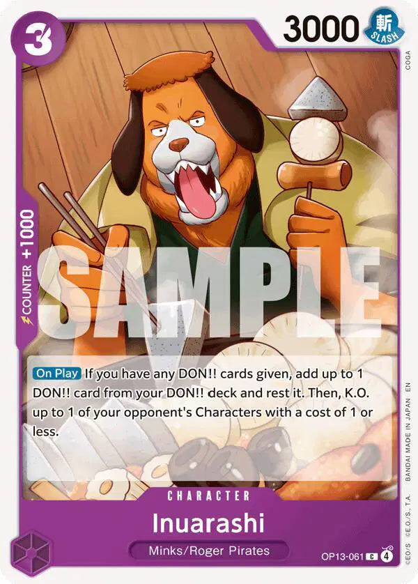 Inuarashi - OP13-061 - Carrying On His Will