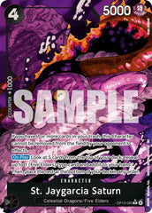 St. Jaygarcia Saturn (Alternate Art) - OP13-083 - Carrying On His Will