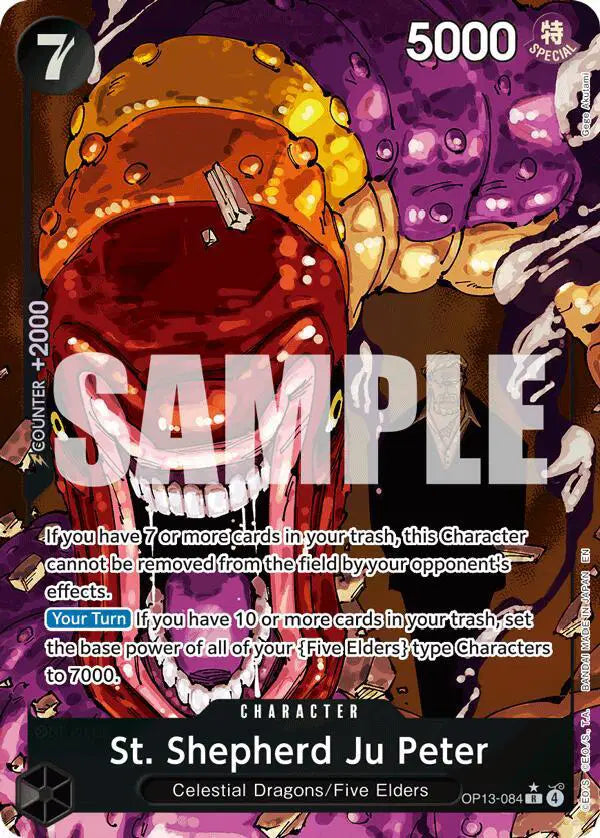 St. Shepherd Ju Peter (Alternate Art) - OP13-084 - Carrying On His Will