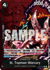 St. Topman Warcury (Alternate Art) - OP13-089 - Carrying On His Will