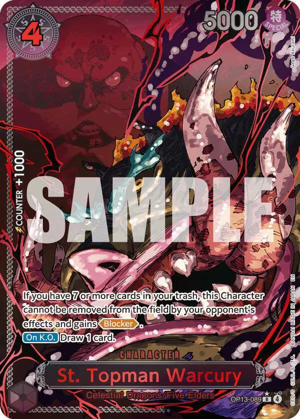 St. Topman Warcury (Parallel) - OP13-089 - Carrying On His Will