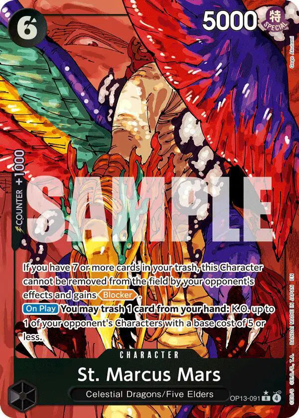 St. Marcus Mars (Alternate Art) - OP13-091 - Carrying On His Will