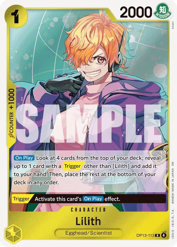 Lilith - OP13-113 - Carrying On His Will