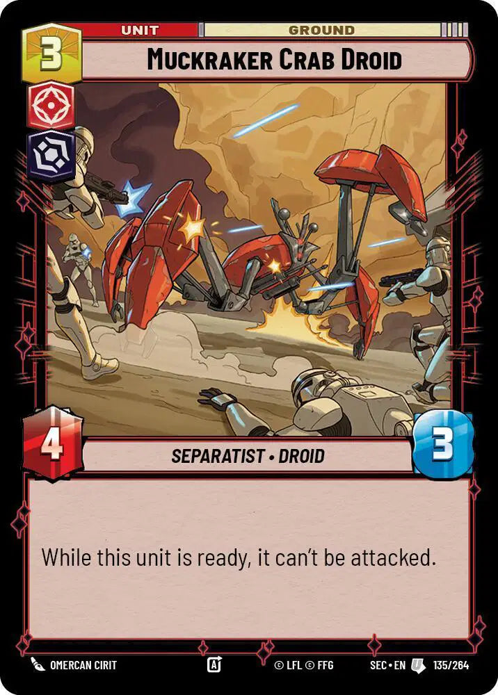Muckraker Crab Droid - SEC-135 - Secrets of Power