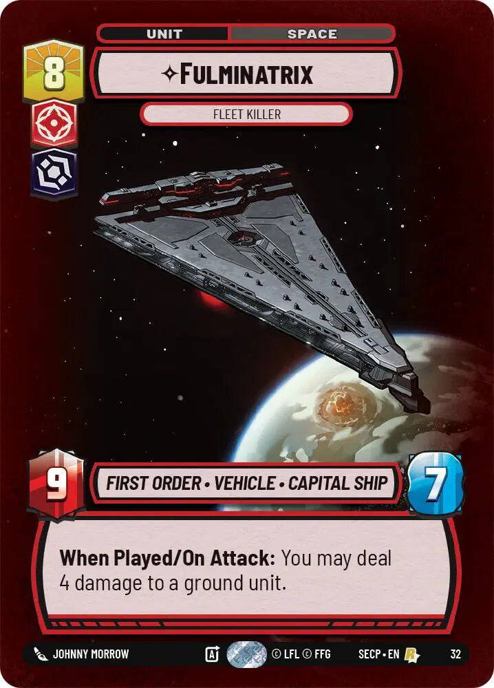 Fulminatrix - Fleet Killer (Foil) - SEC-N_3 - Secrets of Power - Weekly Play Promos