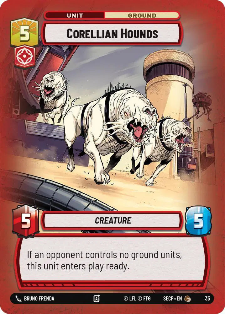 Corellian Hounds (Foil) - SEC-N_14 - Secrets of Power - Weekly Play Promos