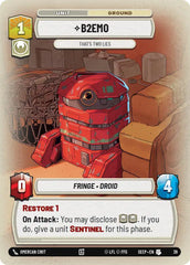 B2EMO - That's Two Lies (Foil) - SEC-N_37 - Secrets of Power - Weekly Play Promos