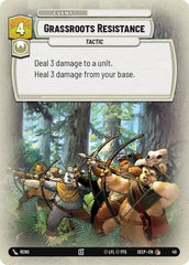 Grassroots Resistance (Foil) - SEC-N_38 - Secrets of Power - Weekly Play Promos