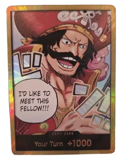 DON!! Card (Gol.D.Roger) (Gold) - N/A - Carrying On His Will