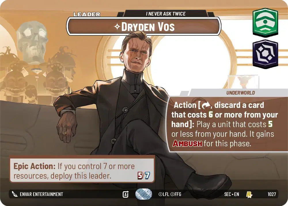 Dryden Vos - I Never Ask Twice (Showcase) - SEC-1027 - Secrets of Power