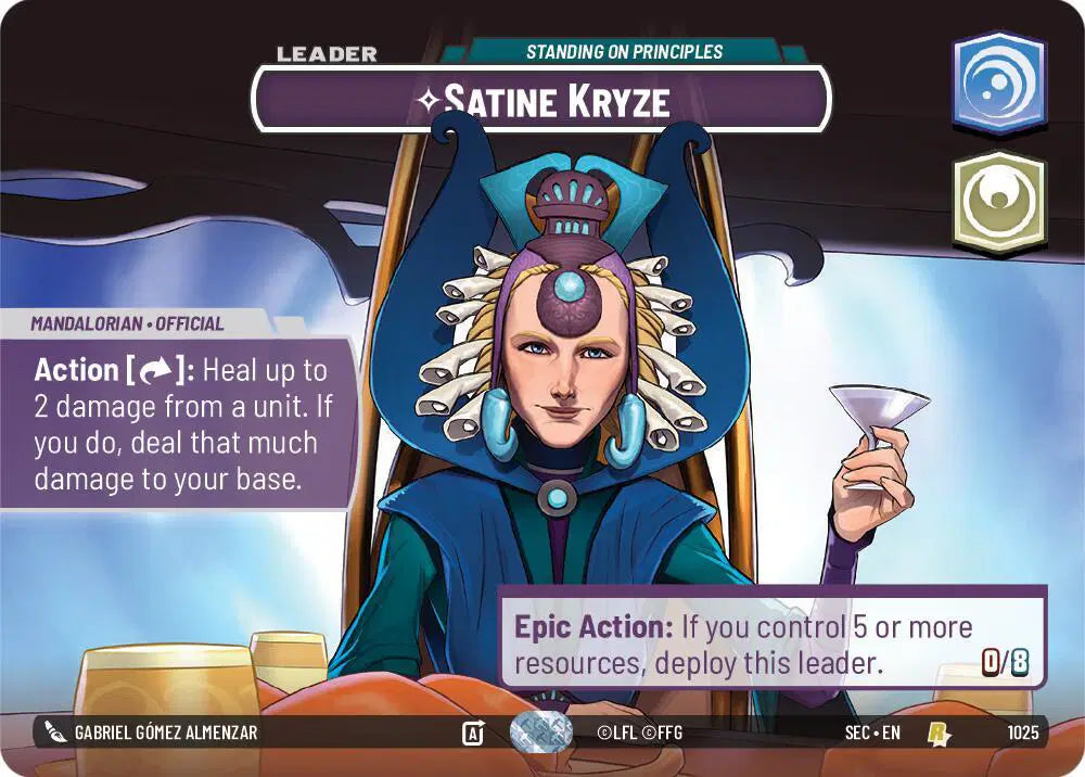 Satine Kryze - Standing on Principles (Showcase) - SEC-1025 - Secrets of Power