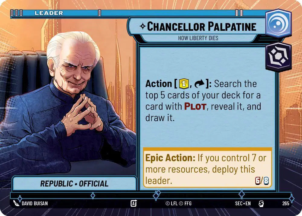 Chancellor Palpatine - How Liberty Dies (Hyperspace) - SEC-265 - Secrets of Power