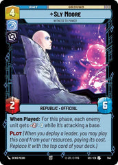 Sly Moore - Witness to Power (Foil) - SEC-543 - Secrets of Power