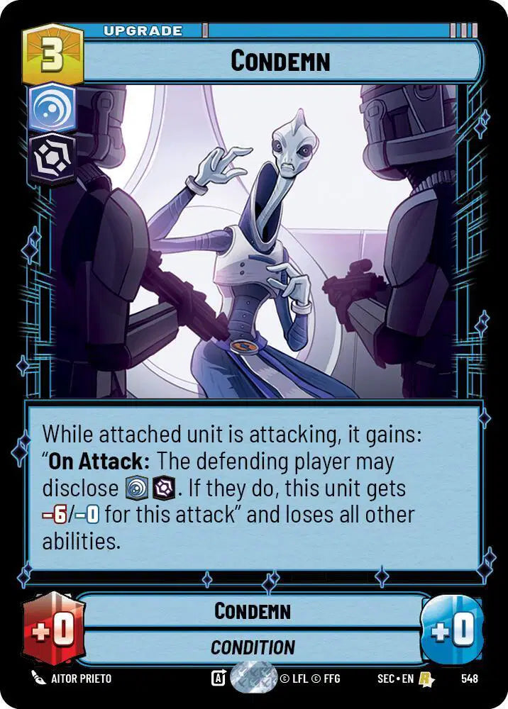 Condemn (Foil) - SEC-548 - Secrets of Power