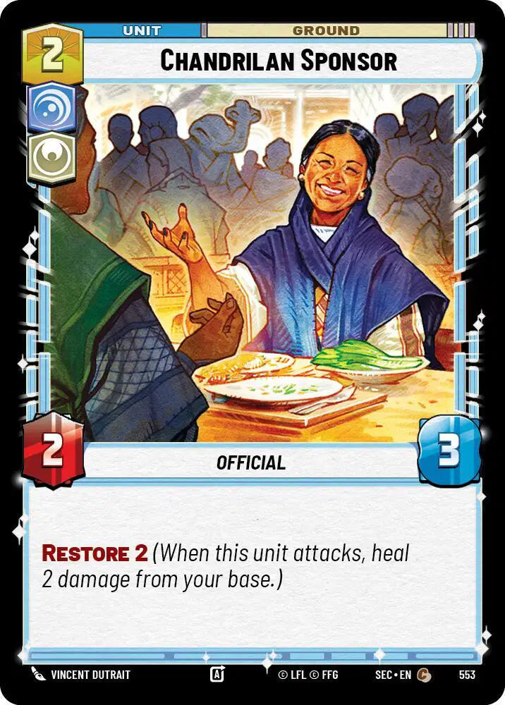 Chandrilan Sponsor (Foil) - SEC-553 - Secrets of Power