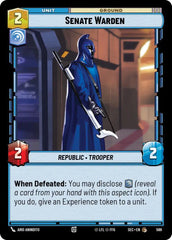 Senate Warden (Foil) - SEC-569 - Secrets of Power