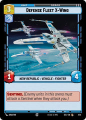 Defense Fleet X-Wing (Foil) - SEC-570 - Secrets of Power