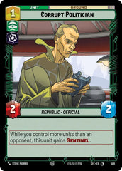 Corrupt Politician (Foil) - SEC-589 - Secrets of Power