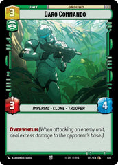 Daro Commando (Foil) - SEC-623 - Secrets of Power