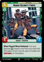 Naboo Security Force (Foil) - SEC-630 - Secrets of Power