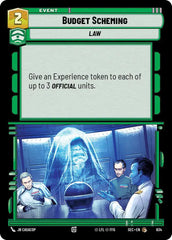 Budget Scheming (Foil) - SEC-634 - Secrets of Power