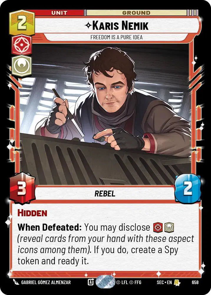 Karis Nemik - Freedom is a Pure Idea (Foil) - SEC-658 - Secrets of Power