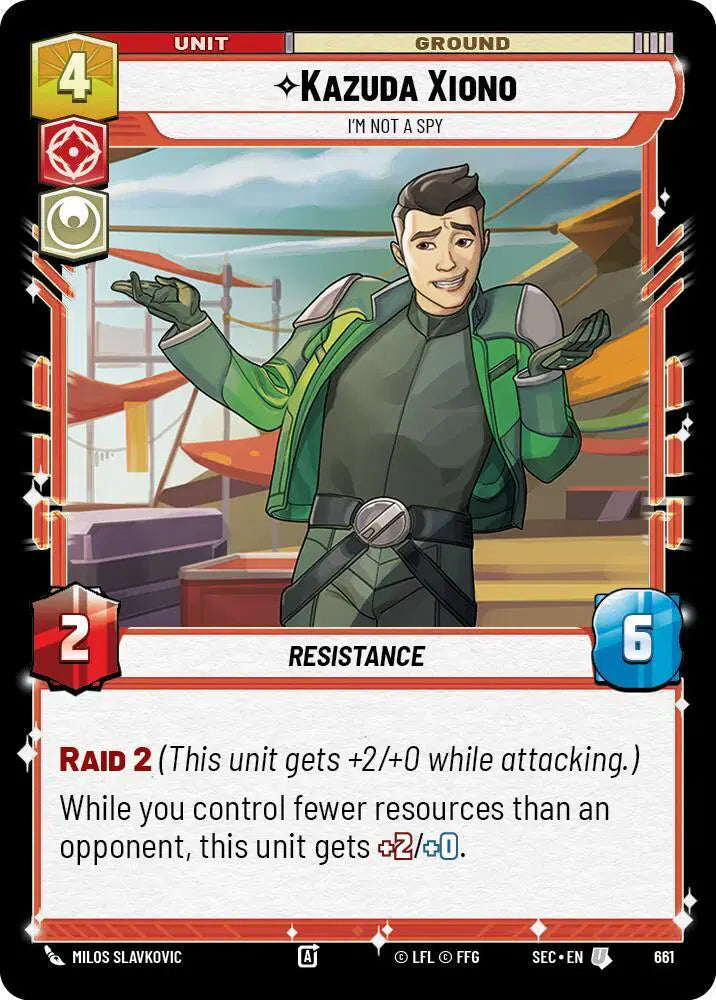Kazuda Xiono - I'm Not A Spy (Foil) - SEC-661 - Secrets of Power