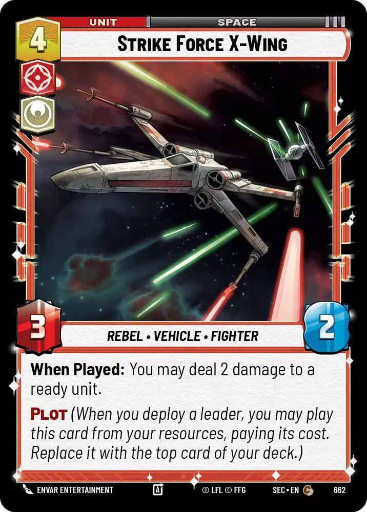 Strike Force X-Wing (Foil) - SEC-662 - Secrets of Power