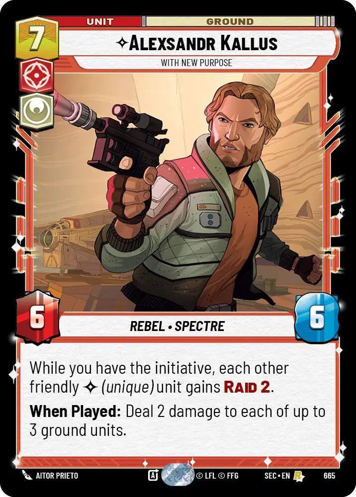 Alexsandr Kallus - With New Purpose (Foil) - SEC-665 - Secrets of Power