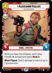 Alexsandr Kallus - With New Purpose (Foil) - SEC-665 - Secrets of Power