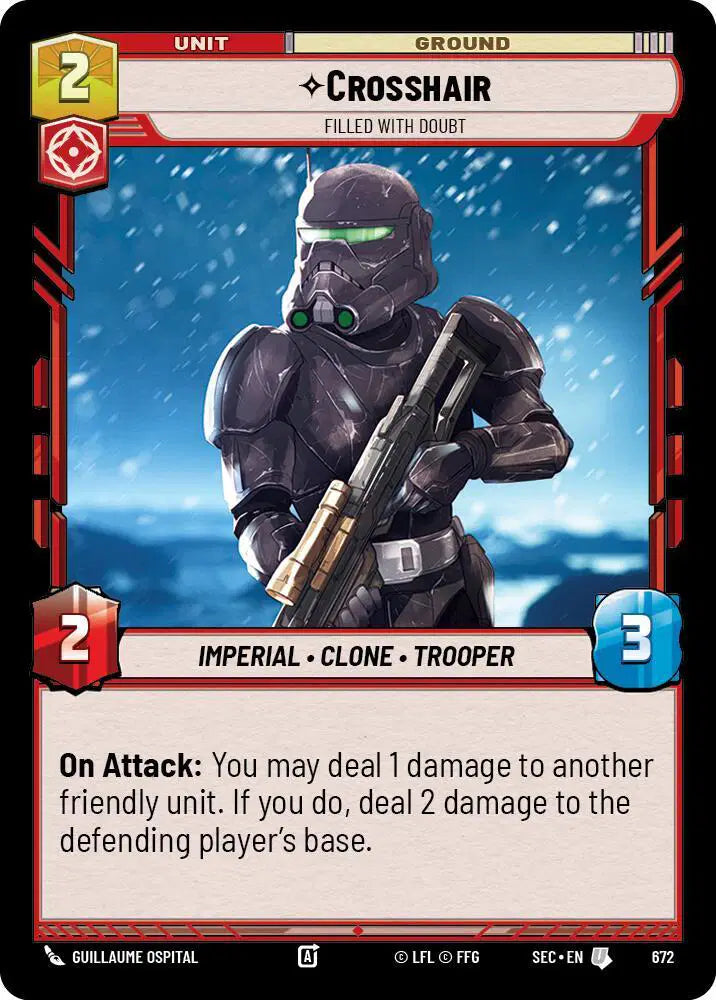 Crosshair - Filled With Doubt (Foil) - SEC-672 - Secrets of Power