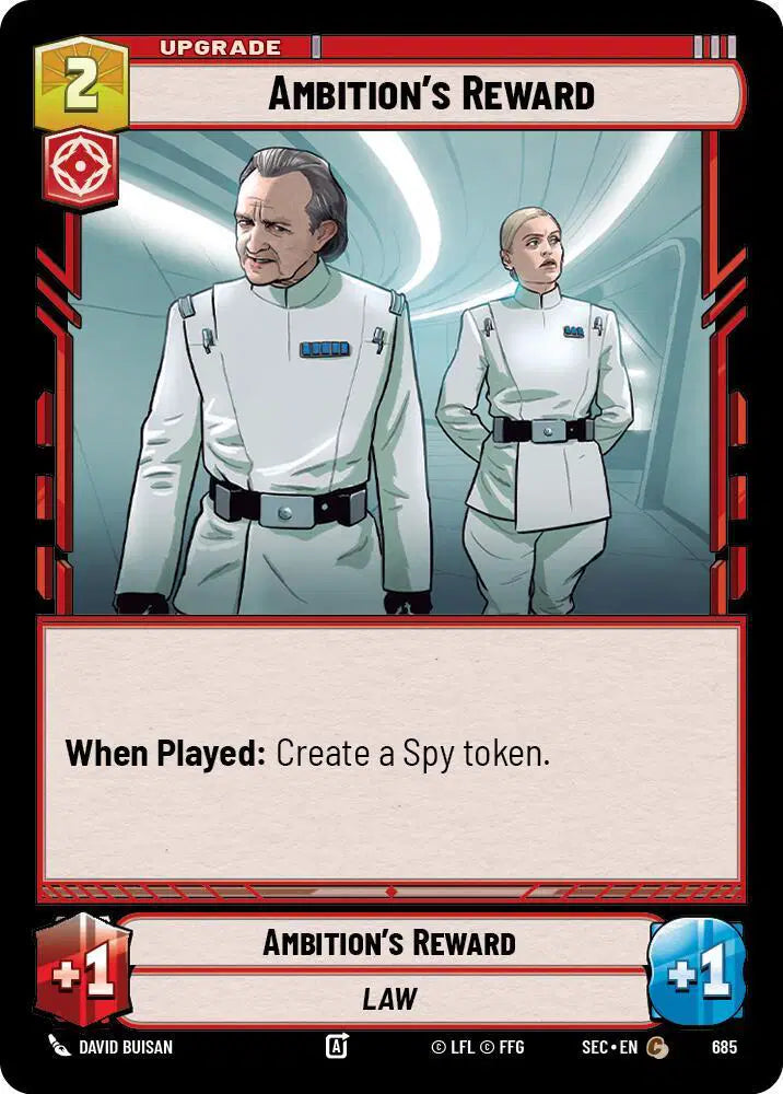 Ambition's Reward (Foil) - SEC-685 - Secrets of Power